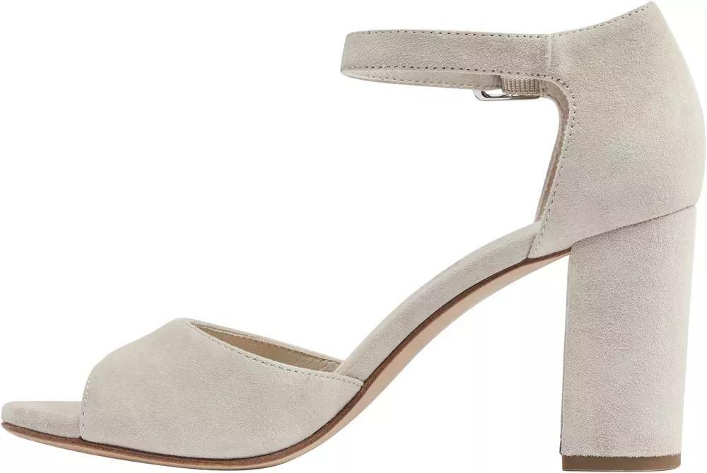 Beige Leather High Heels, , large image number 2