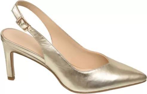 Light Gold Back Strap Sandals, , large image number 0