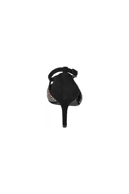 Black Studded High Heel Sandals, Women, , large image number 3