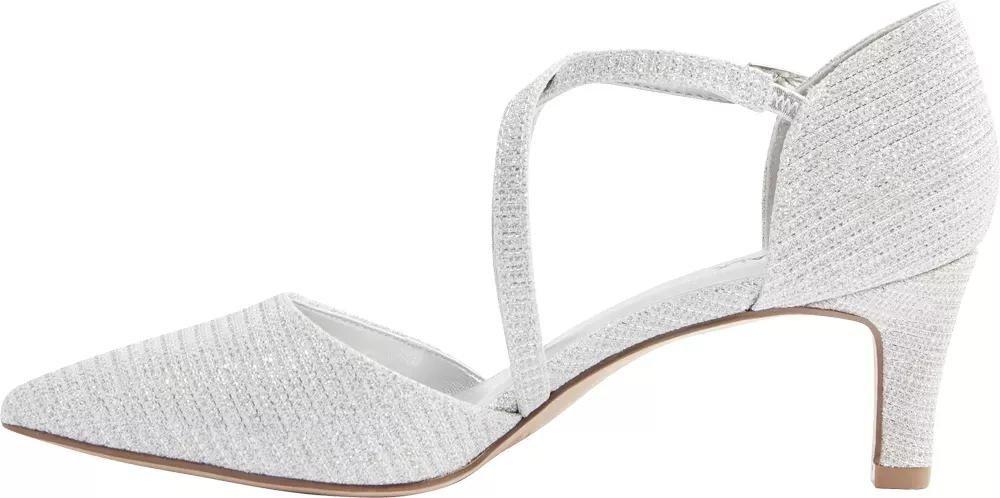 White Pointed Toe Heels, , large image number 3