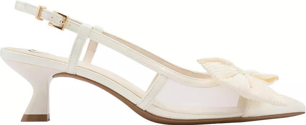 White Bow Detail Pumps, , large image number 1