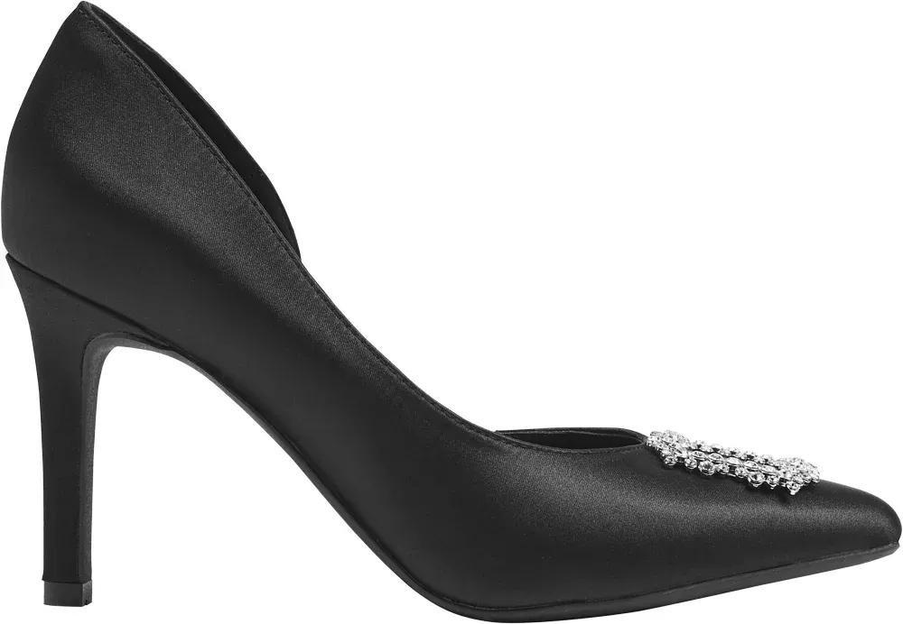 Black Pointed Toe Heels, , large image number 2