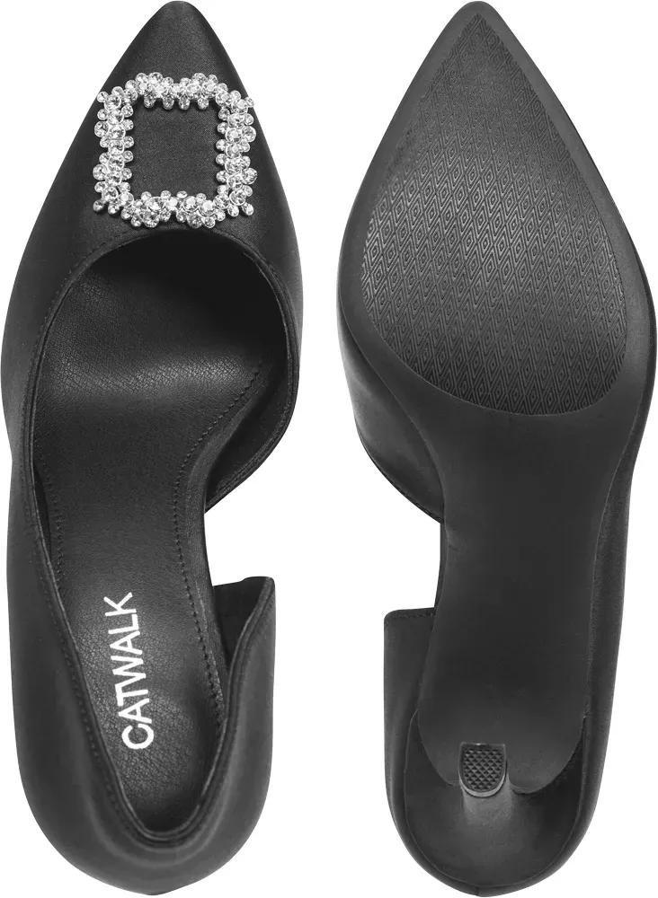 Black Pointed Toe Heels, , large image number 4