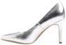 Graceland - Silver Pointed Pumps