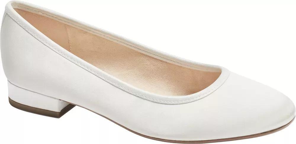 White Wedding Collection Ballerinas, , large image number 1