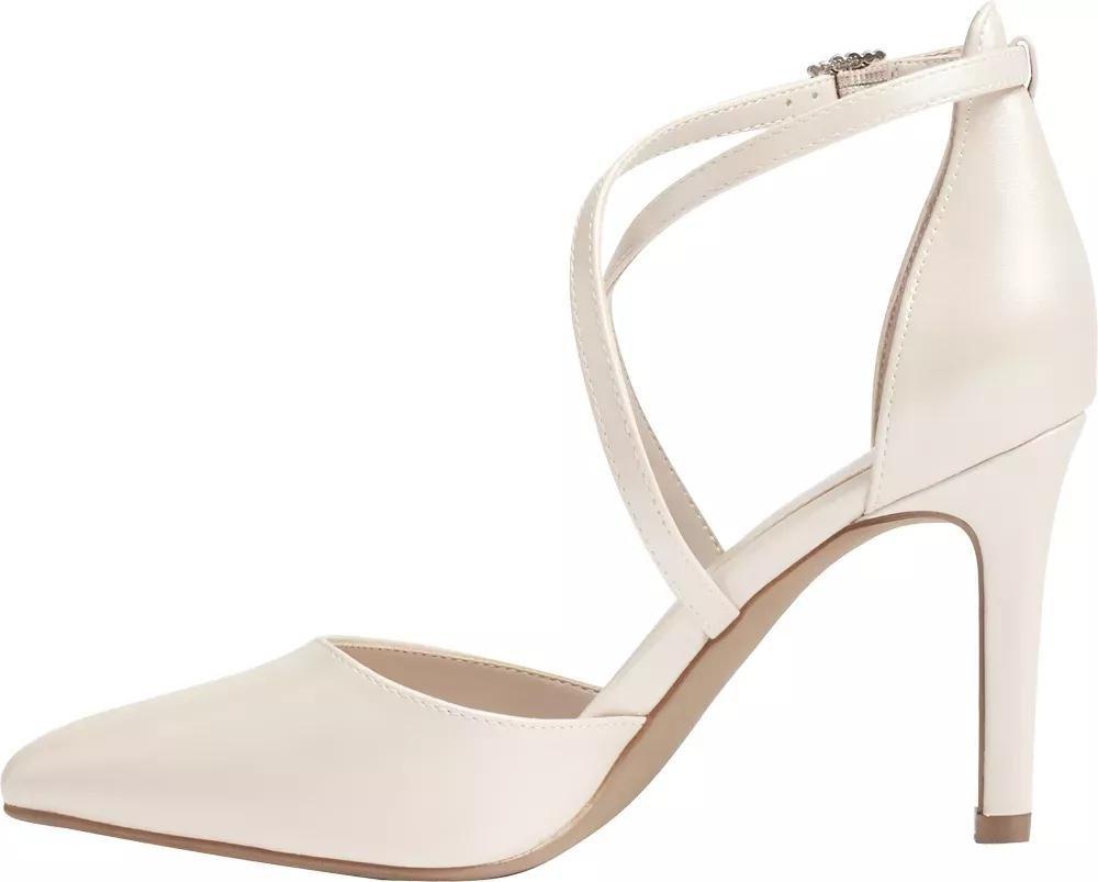 White Pointed Toe Heels, , large image number 3
