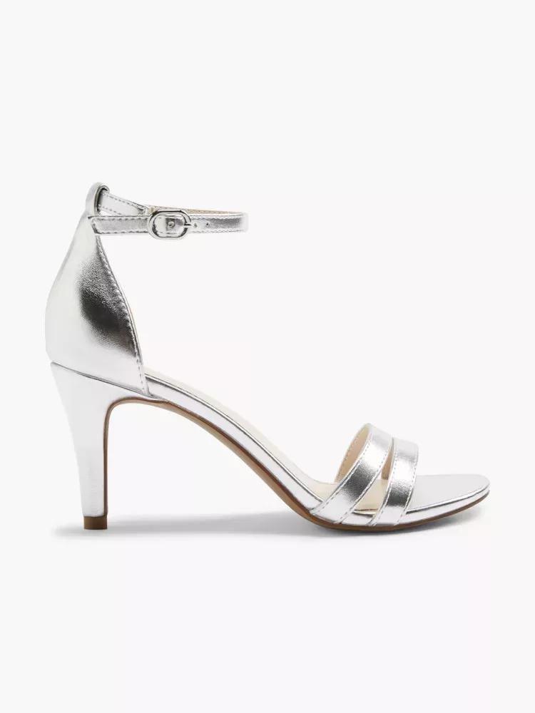 Grey Heeled Sandals, , large image number 0