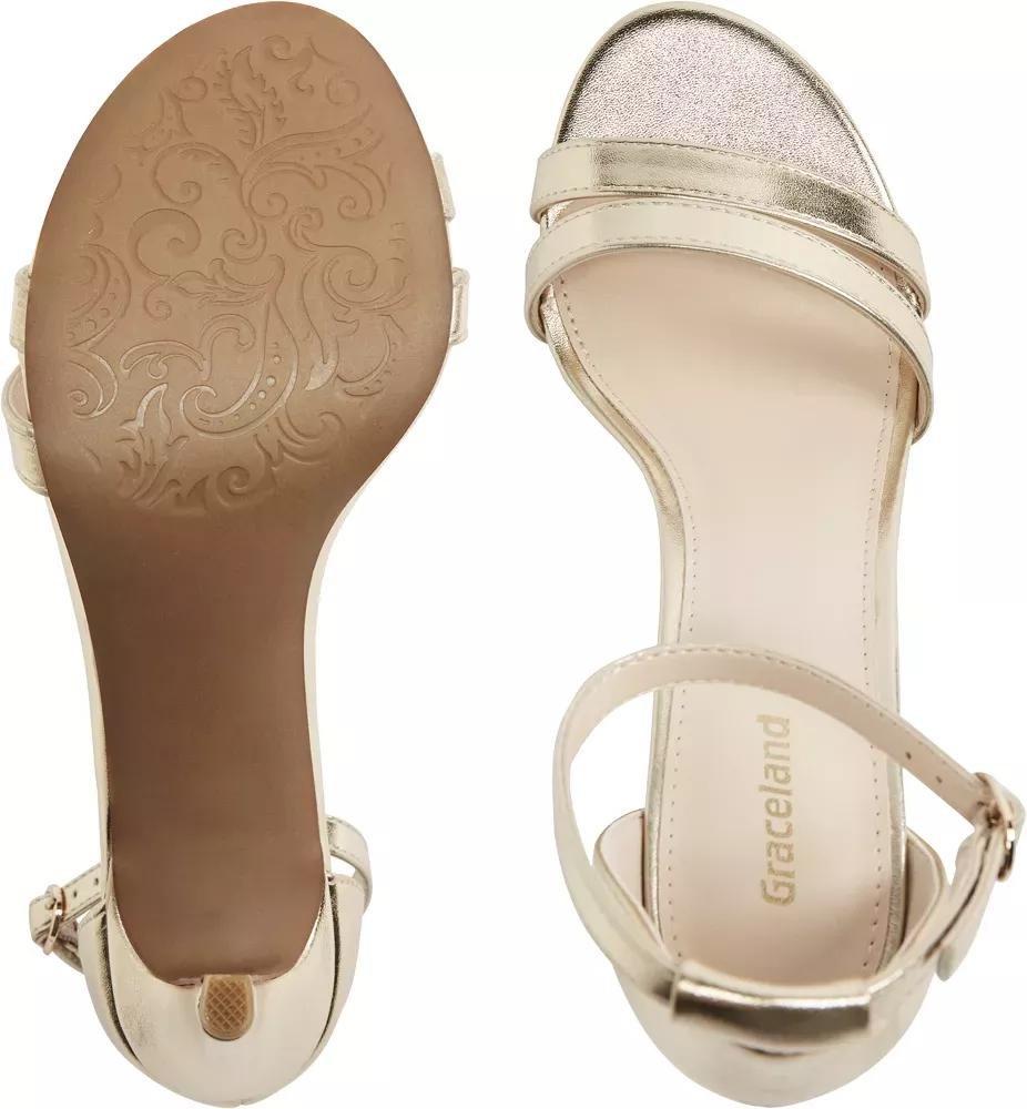 Graceland - Gold Heeled Sandals