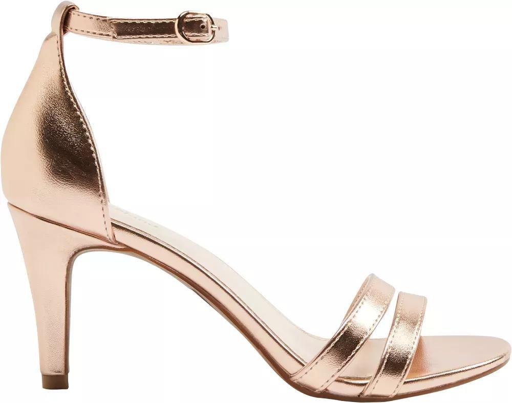 Gold Open Toe Heels, , large image number 2