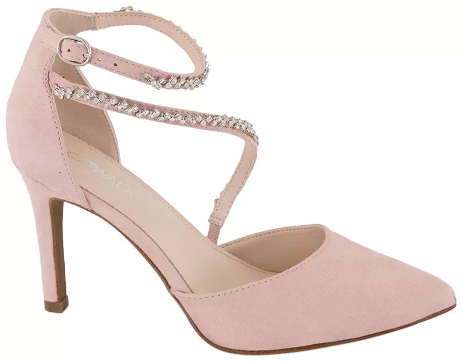 Pink Pointed Toe Heels, , large image number 1
