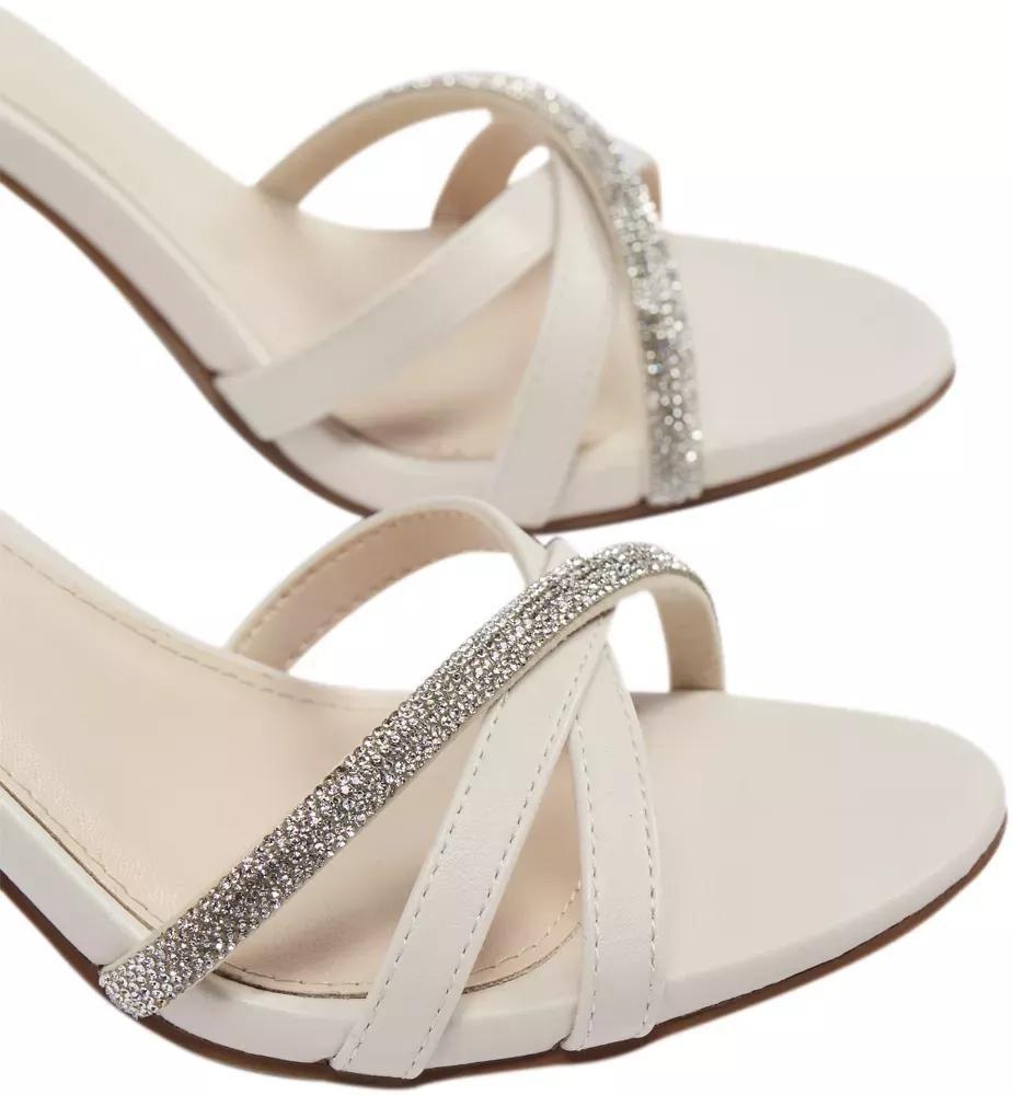 White Strapped Heels, , large image number 6