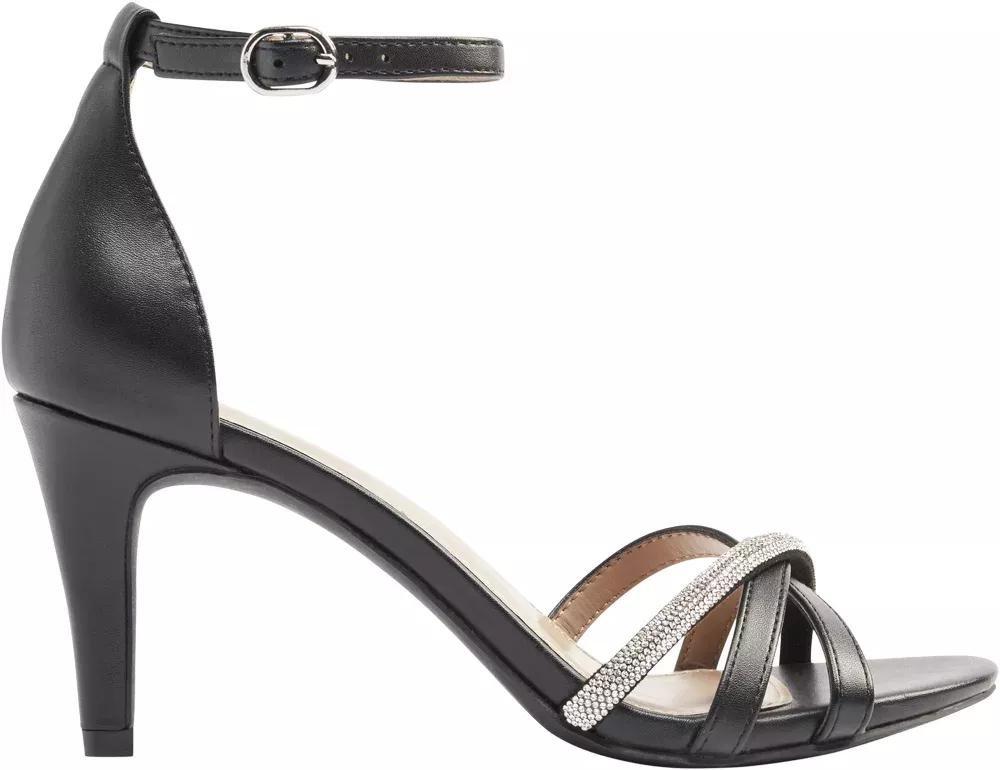 Black Buckle Sandal, , large image number 2