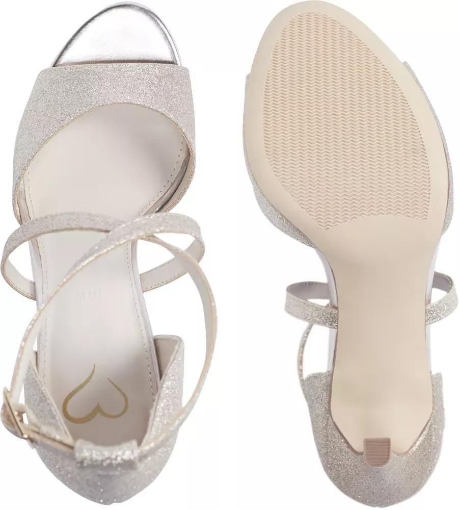 Grey Open Toe Heels, , large image number 4