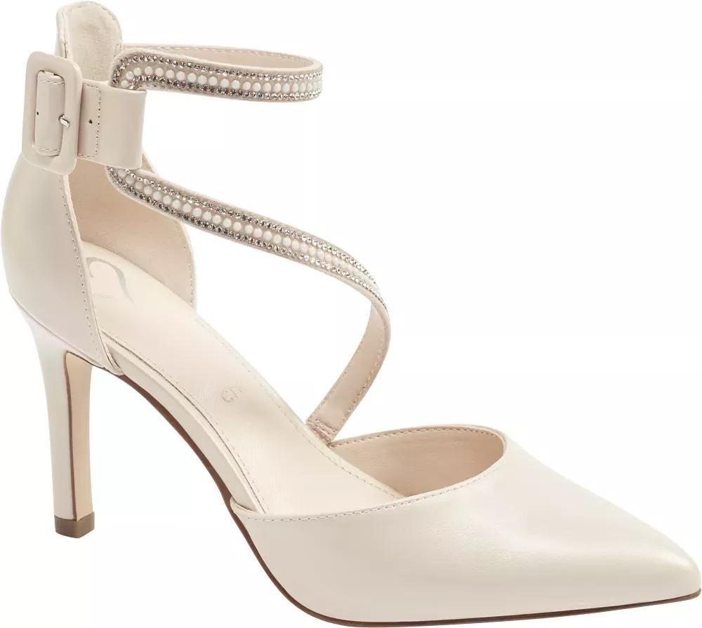 Beige Strappy Heels, , large image number 1