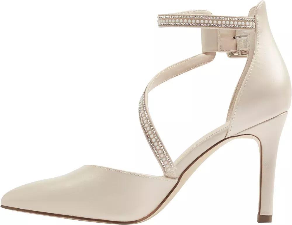 Beige Strappy Heels, , large image number 3