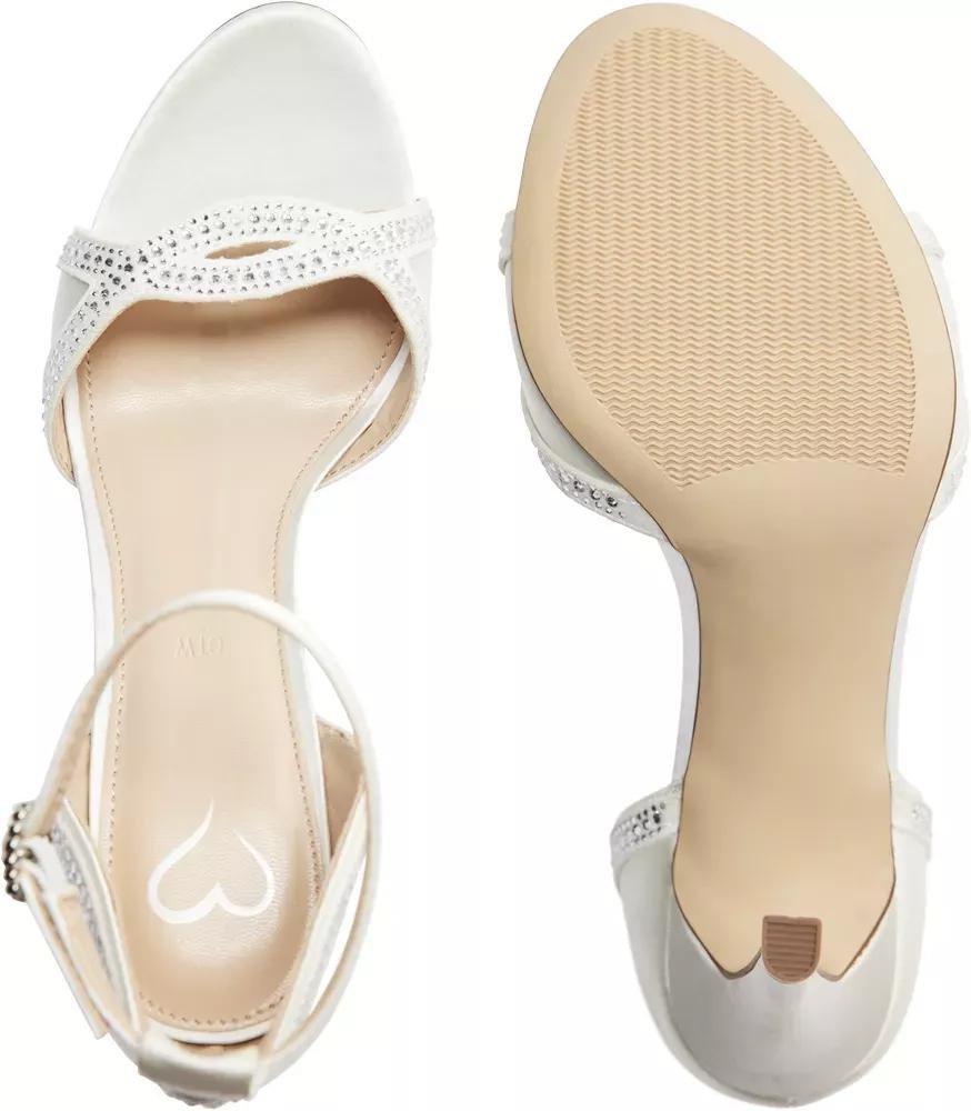 White Open Toe Heels, , large image number 4