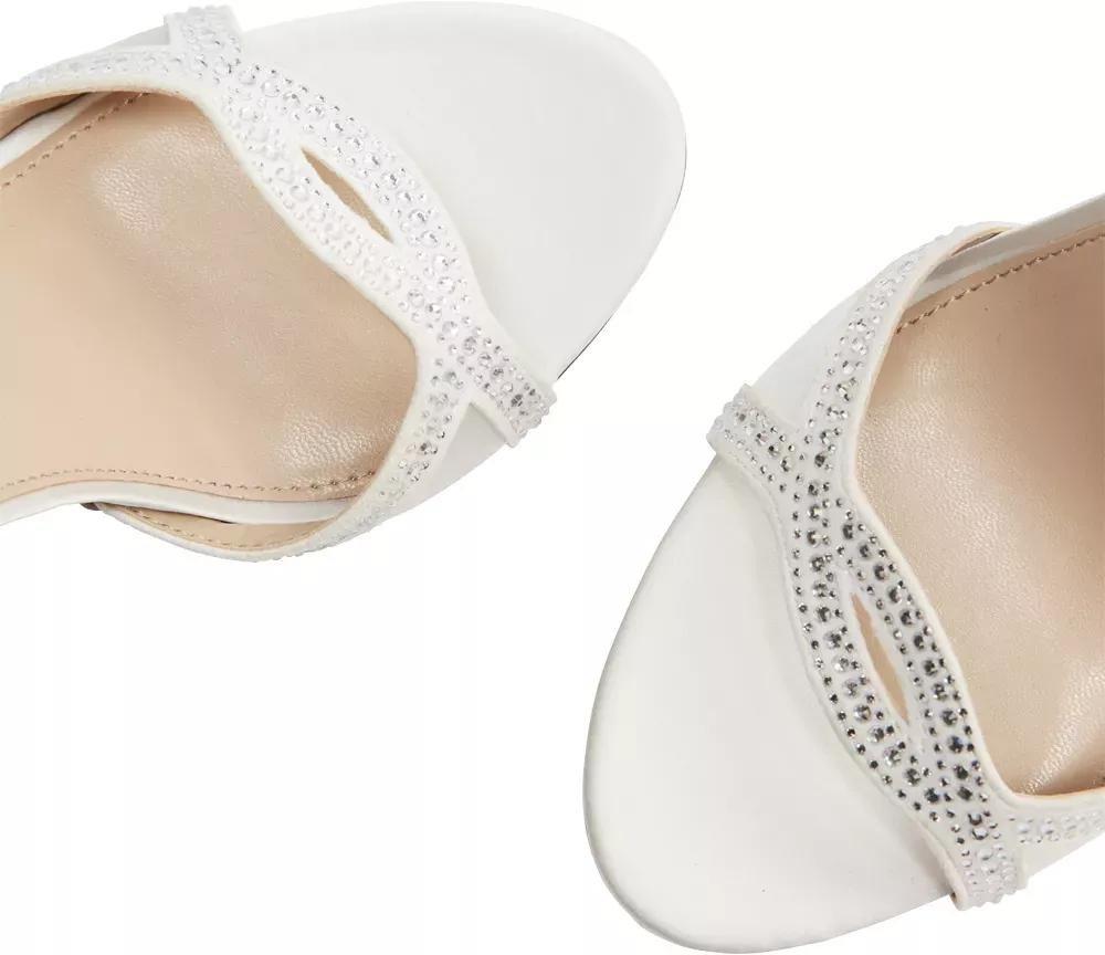 White Open Toe Heels, , large image number 6