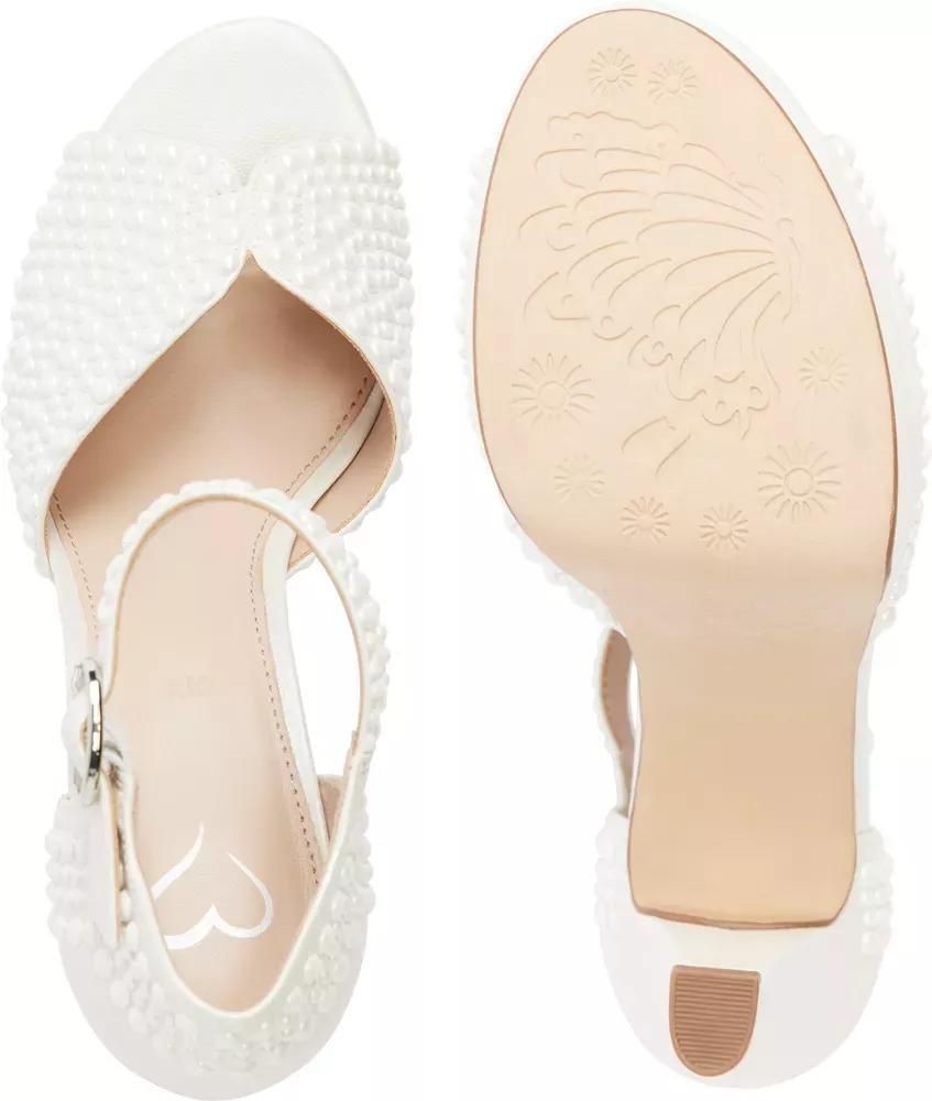 White Open Toe Heels, , large image number 4