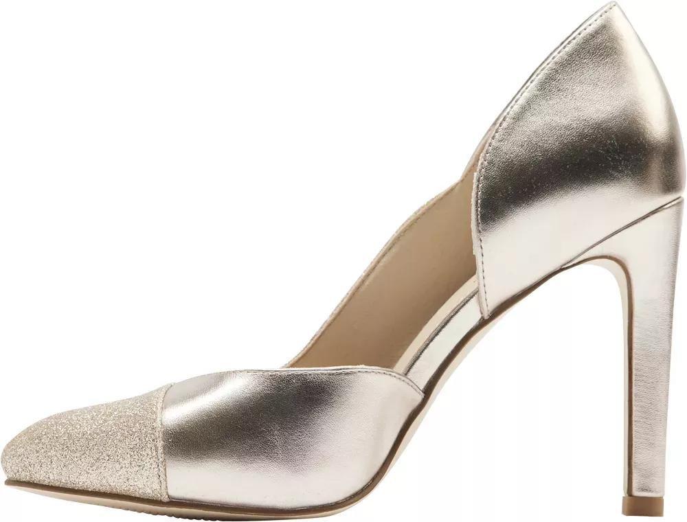 Silver Pointed Toe Heels, , large image number 3