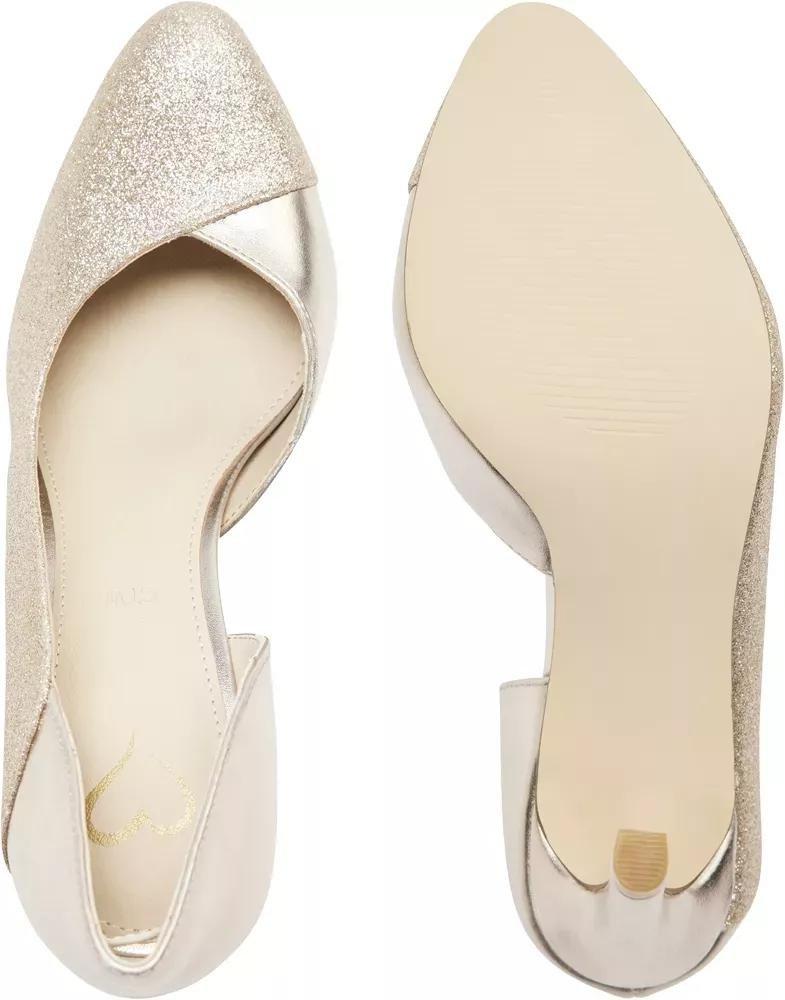 Silver Pointed Toe Heels, , large image number 4