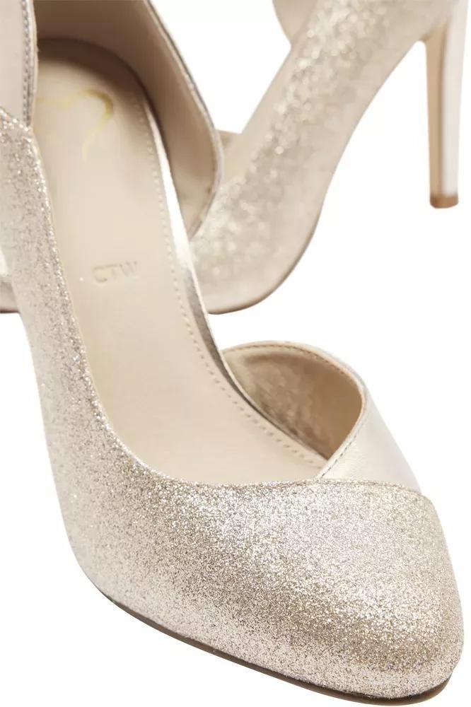 Silver Pointed Toe Heels, , large image number 6
