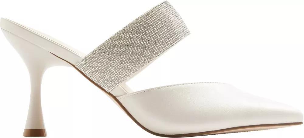 Ivory Diamante Strap Mule, , large image number 1