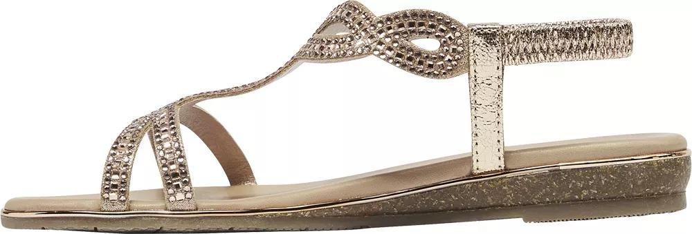 Beige Strappy Sandals, , large image number 3