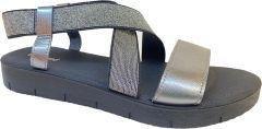 Grey Platform Sandals, , large image number 0