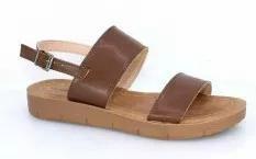 Brown Ankle Strap Sandals, , large image number 0