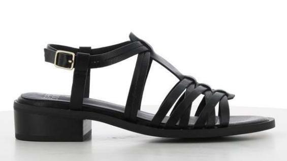 Black Heeled Sandals, , medium