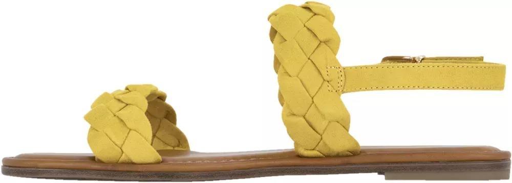 Yellow Flat Sandals, , large image number 3