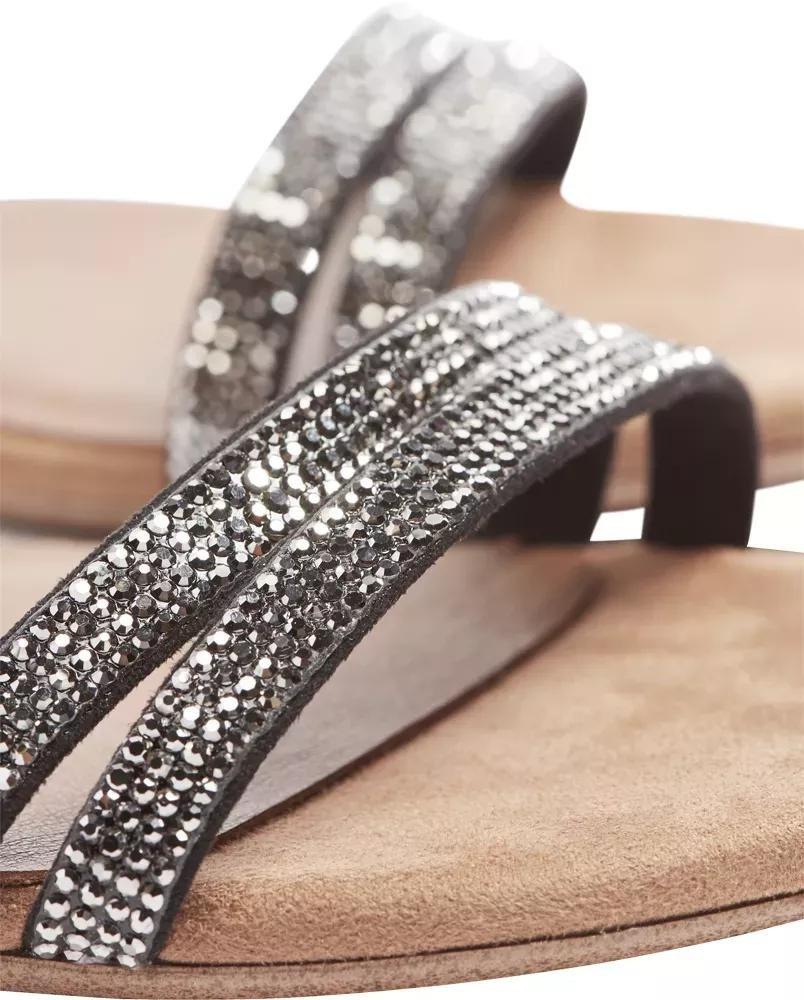 Black Ankle Strap Sandals, , large image number 6