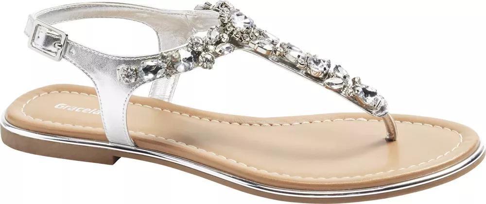 Silver Sandal, , large image number 1
