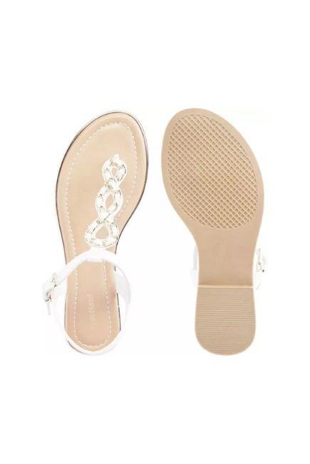 White Open-Toe Sandals, , large image number 1