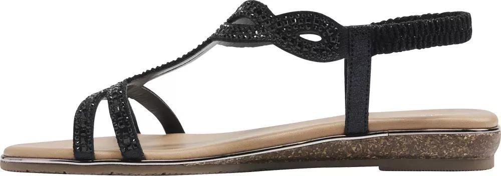 Black Open Toe Sandals, , large image number 3