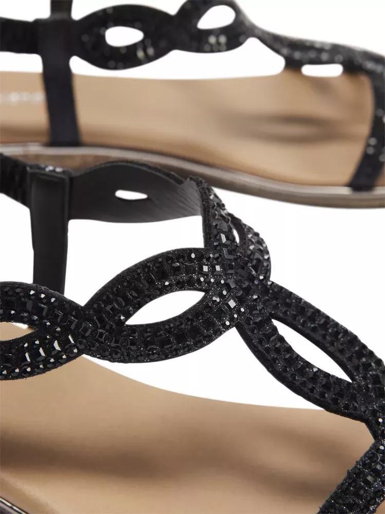 Black Open Toe Sandals, , large image number 6