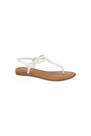 Graceland - White Flat Toe Seperator Sandals, Women