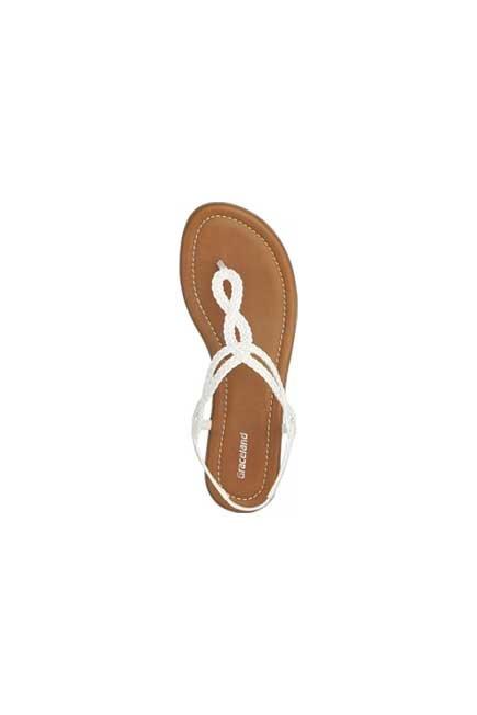 Grey Ankle Slings Sandals, , large image number 1