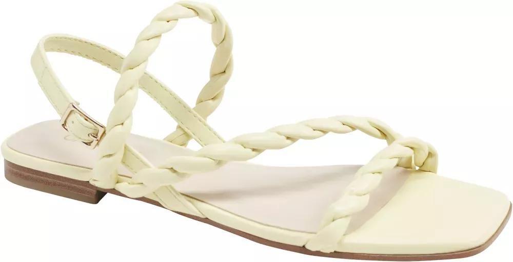 Yellow Braided Sandal, , large image number 1