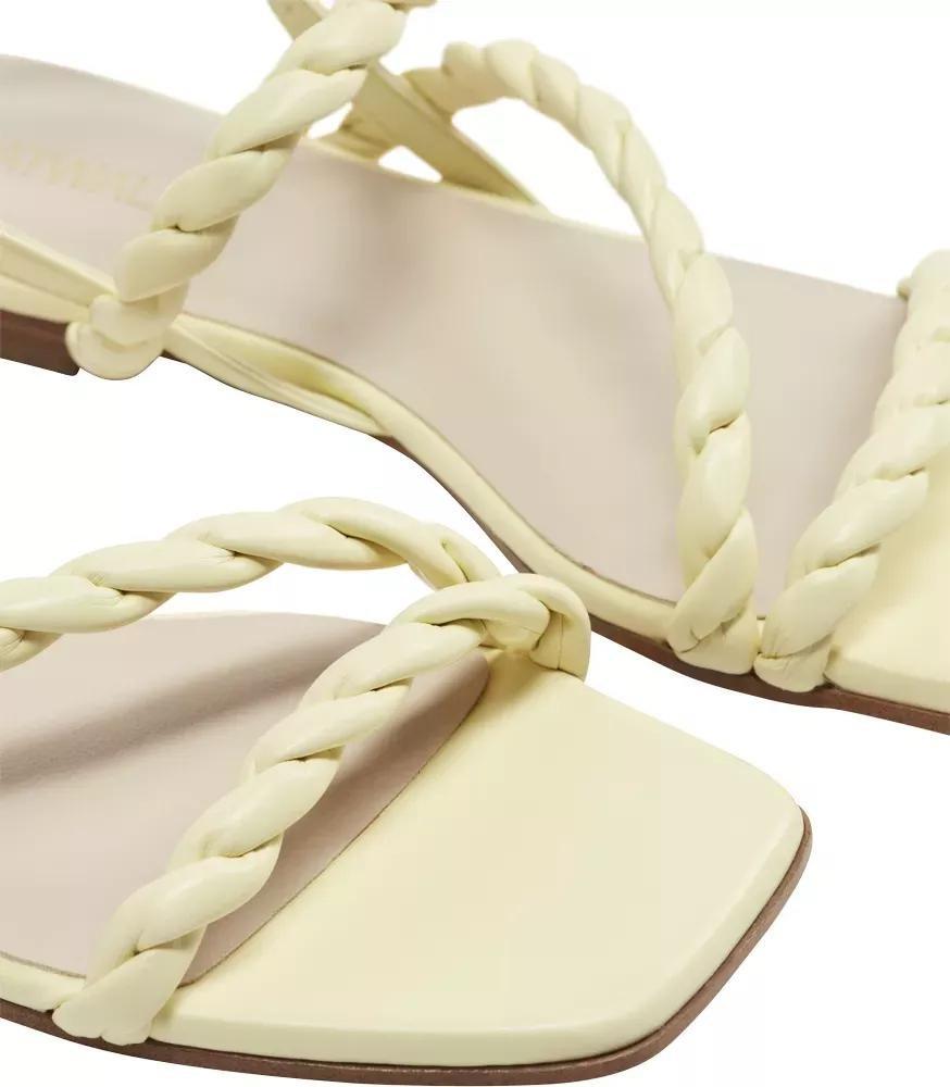 Yellow Braided Sandal, , large image number 6