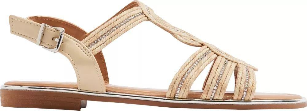 Beige Strappy Sandals, , large image number 1