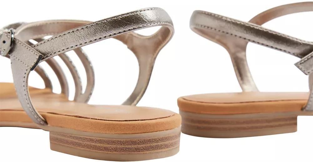 Grey Crystal Strap Sandals, , large image number 5