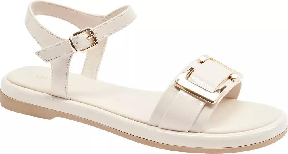 Beige Ankle Strap Sandals, , large image number 7
