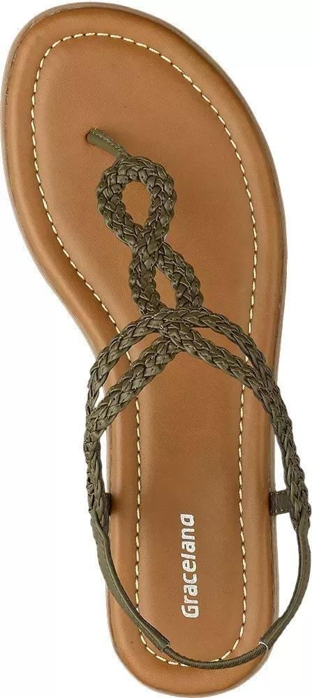 Khaki Sandals, Women, , large image number 1