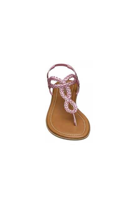Silver Metallic Sandals, , large image number 3