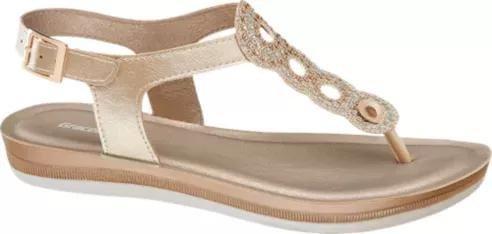 Black Toe Separator Sandals, , large image number 2