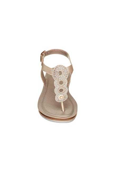 Black Toe Separator Sandals, , large image number 3