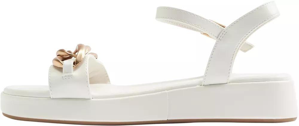 White Chain Decoration Sandals, , large image number 3