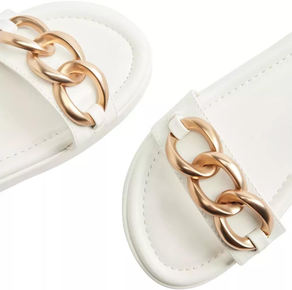 White Chain Decoration Sandals, , large image number 6