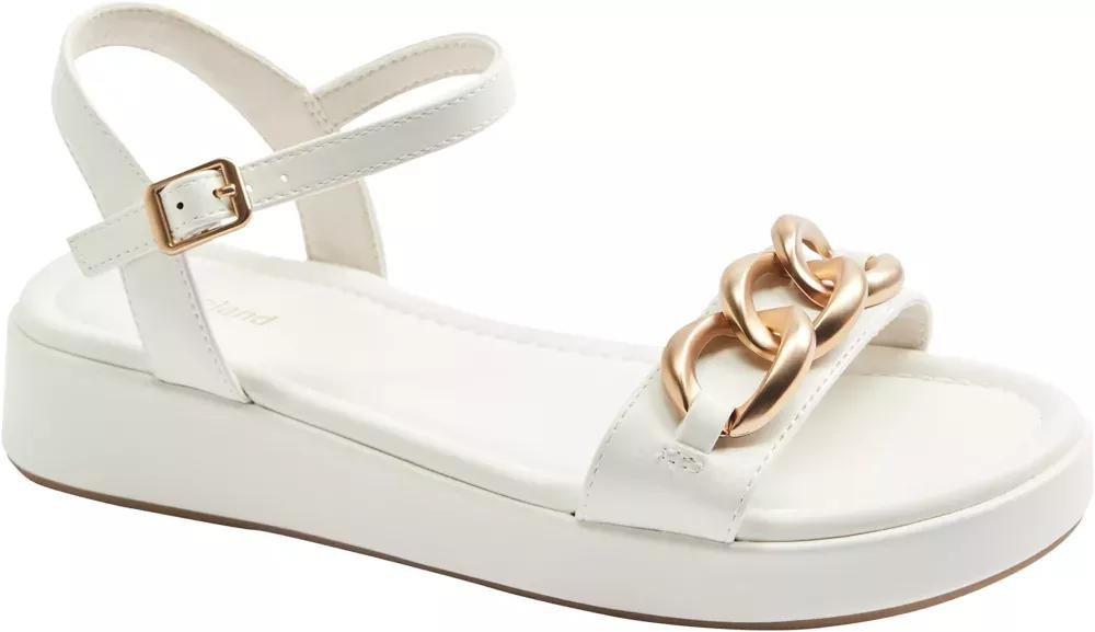 White Chain Decoration Sandals, , large image number 7